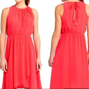 ATHLETA | Martinique Quest Dress Tie Back Coral S